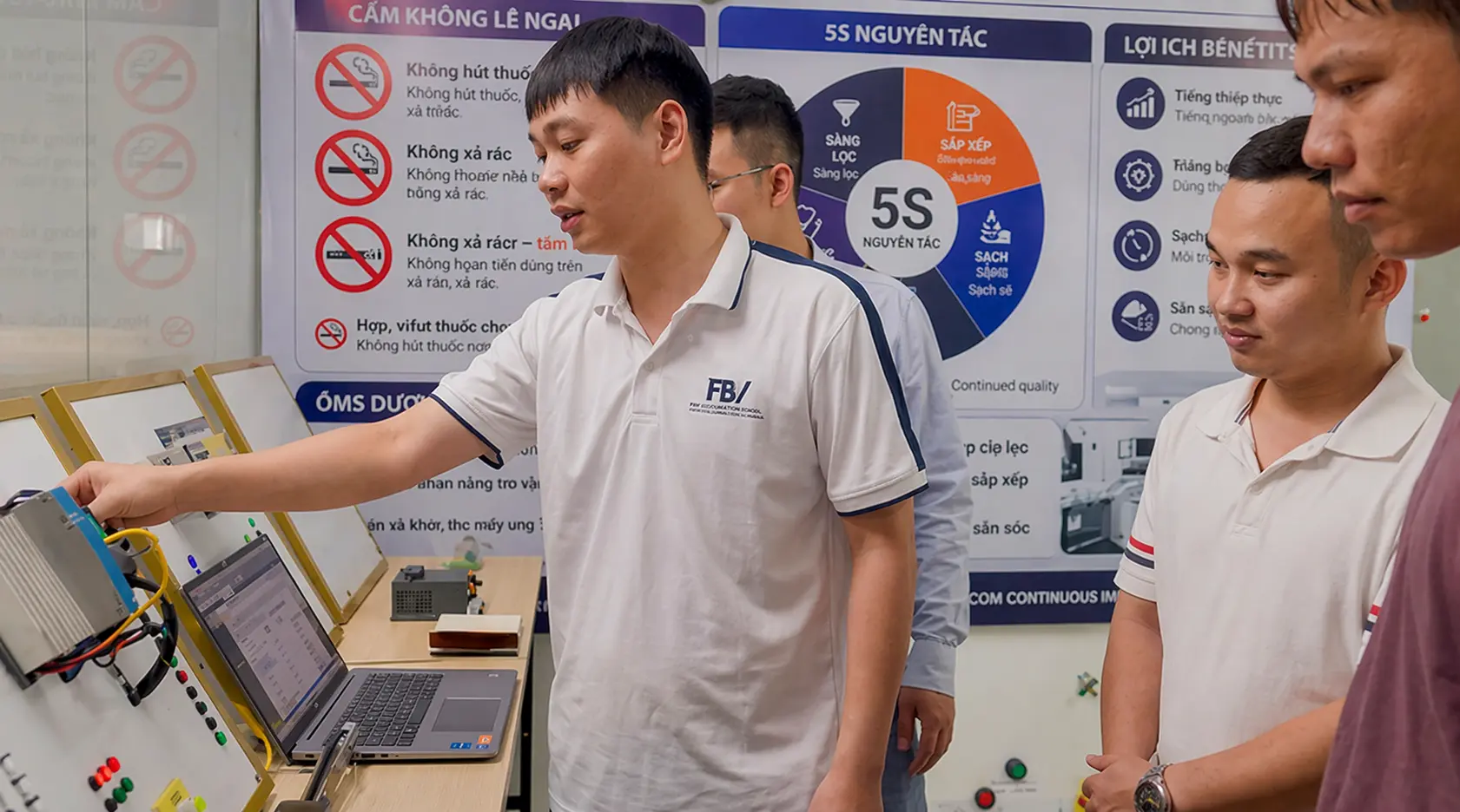 Kiểm soát chất lượng nghiêm ngặt